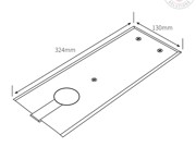 Addison Floor Spring Cover Plate - Suit Addison 820 / 840 / 860 - Polished Stainless Steel